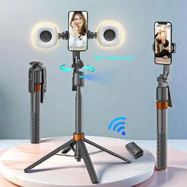 Smart Selfie Tripod with Light